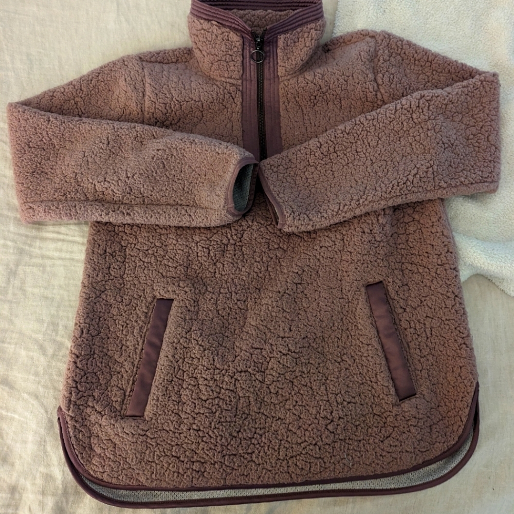 Abercrombie fleece 1/4 zip pullover